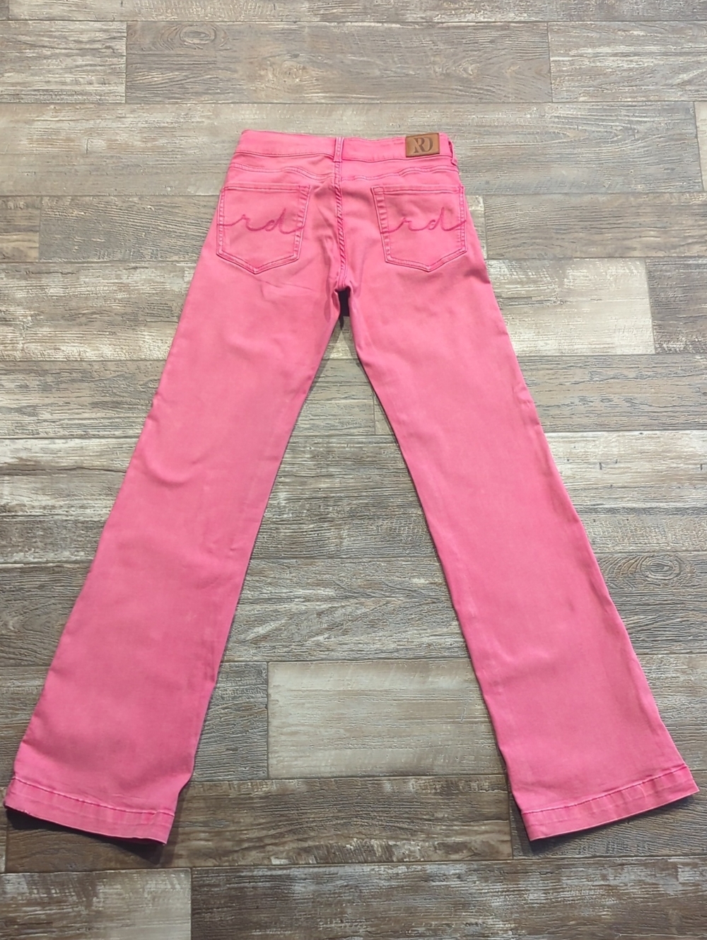 RANCH DRESS'N Fallon Taylor Signature "Retro Pink" washed trouser jeans S (2-4) - Picture 7 of 16